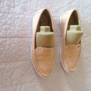 Wanted Tabor Slip On Peach Penny Loafers